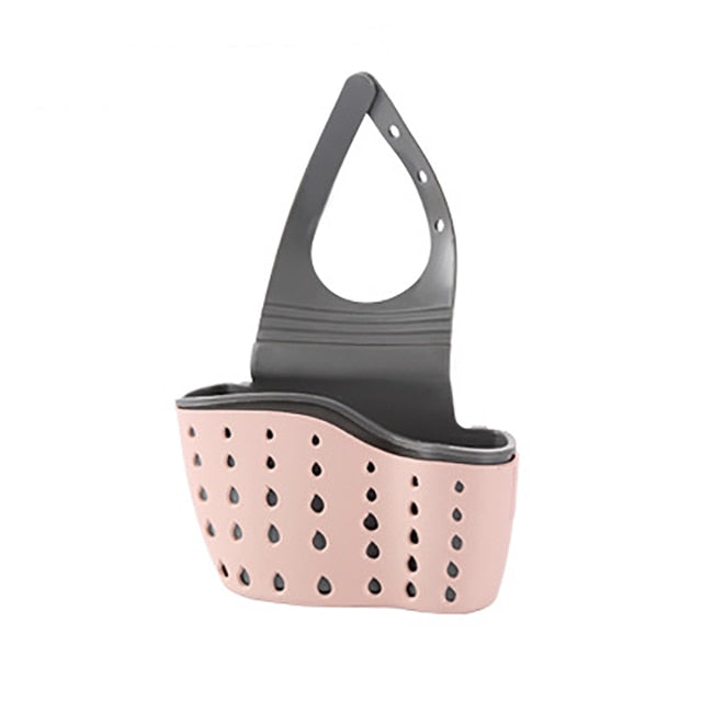 Sink Shelf Soap Sponge Drain Rack Hanging Bag Kitchen Accessorie Bathroom Holder