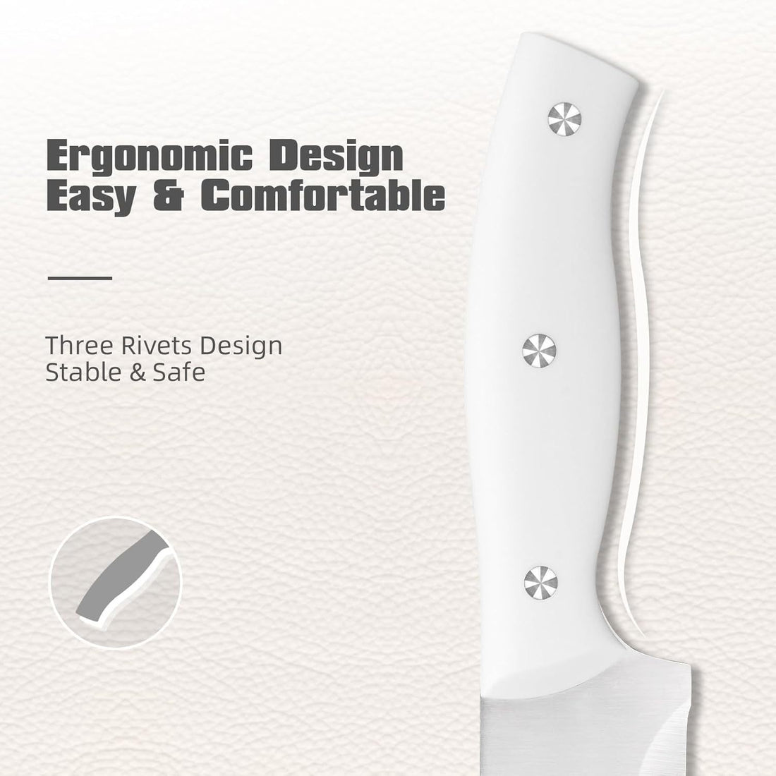 High Carbon Stainless Steel Snow Kitchen Knife Set