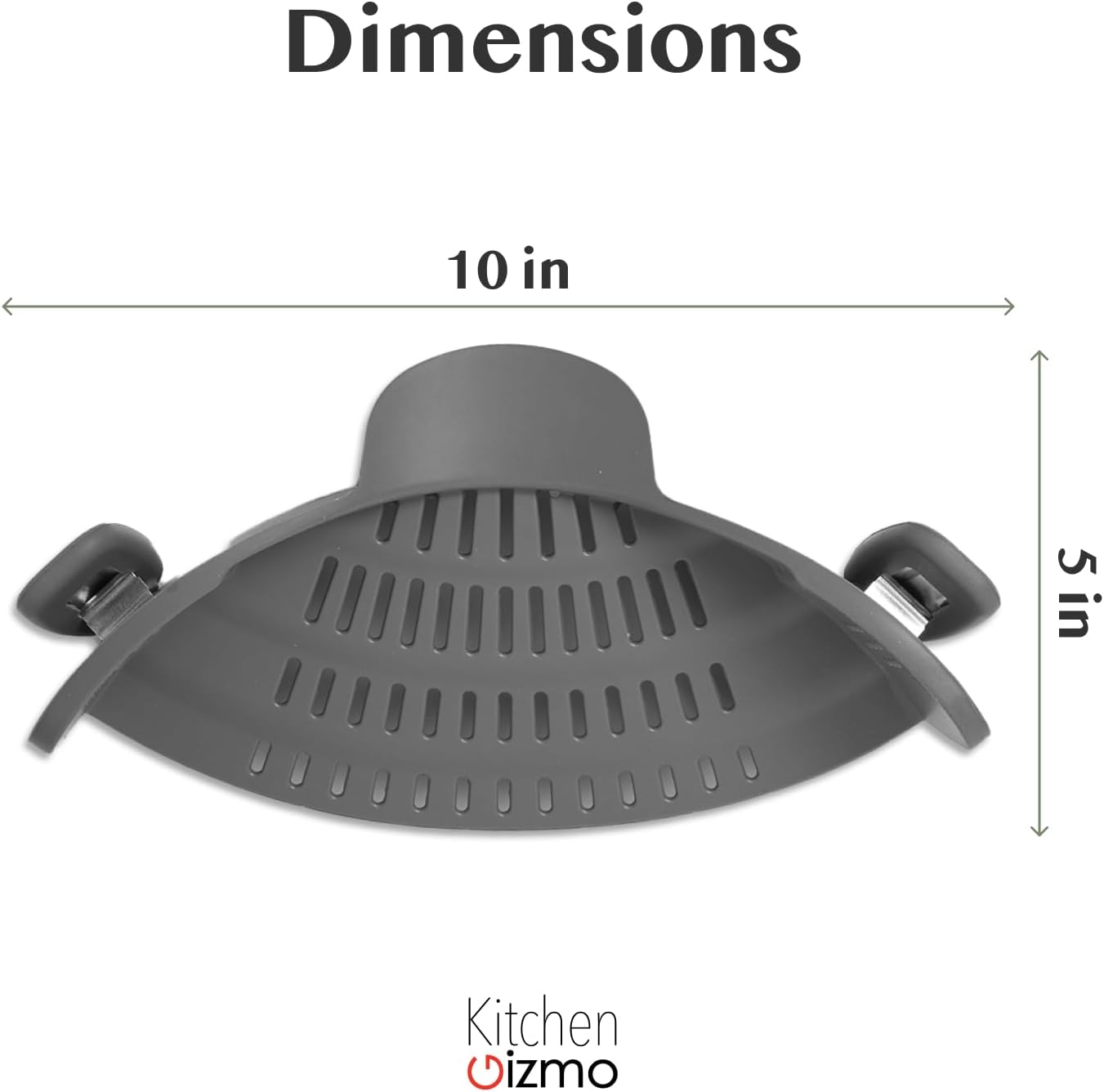 Flexible Snap Strainer for Kitchen Use