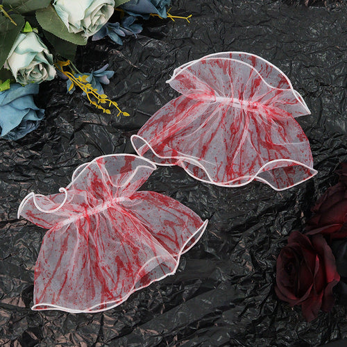 Halloween Bridal Headdress Vintage Rose Dark Black Lace Bracelet