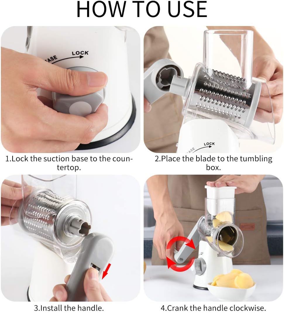 Multi-Purpose Rotary Grater Tool