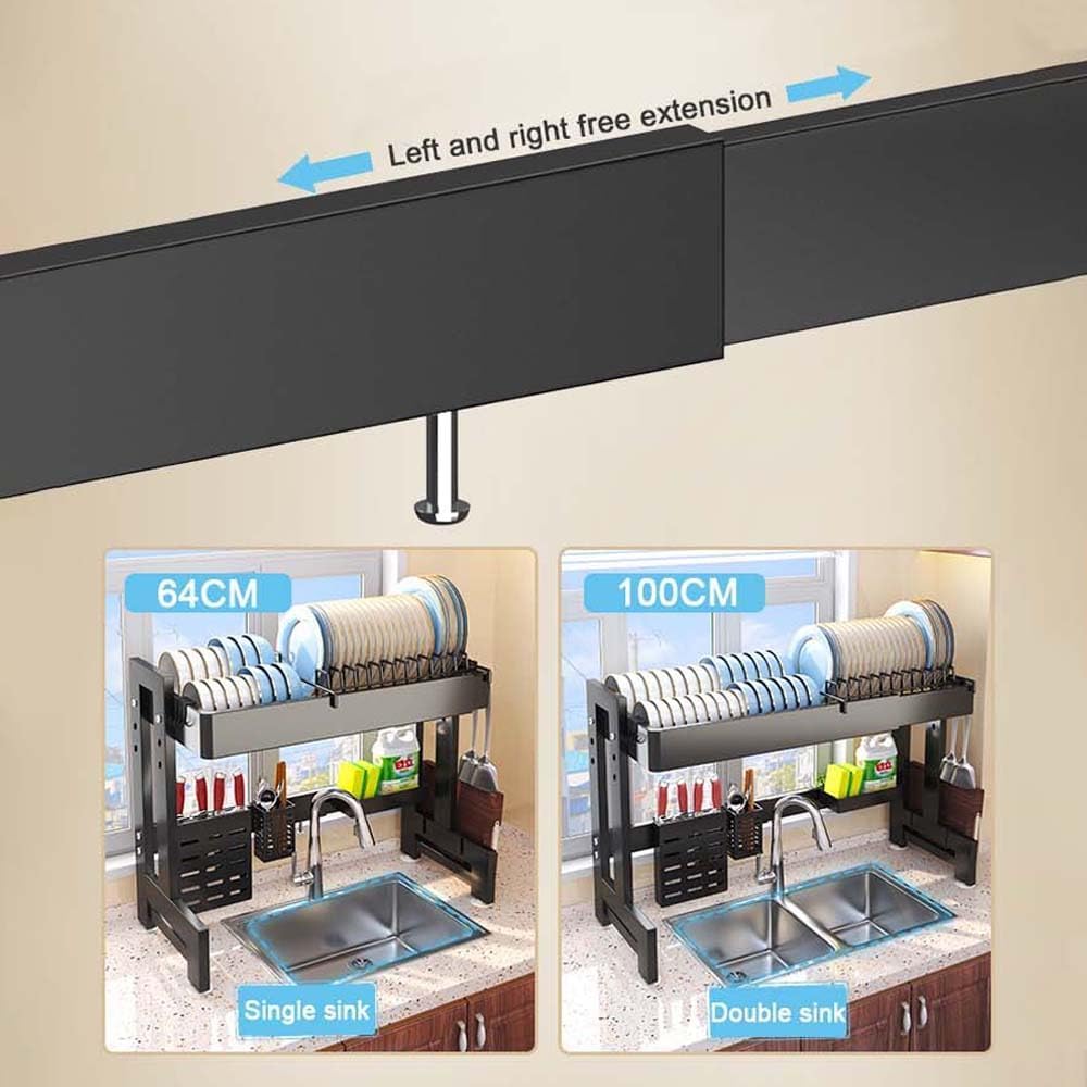 ANUMITRA Over‑Sink Dish Drying Stand