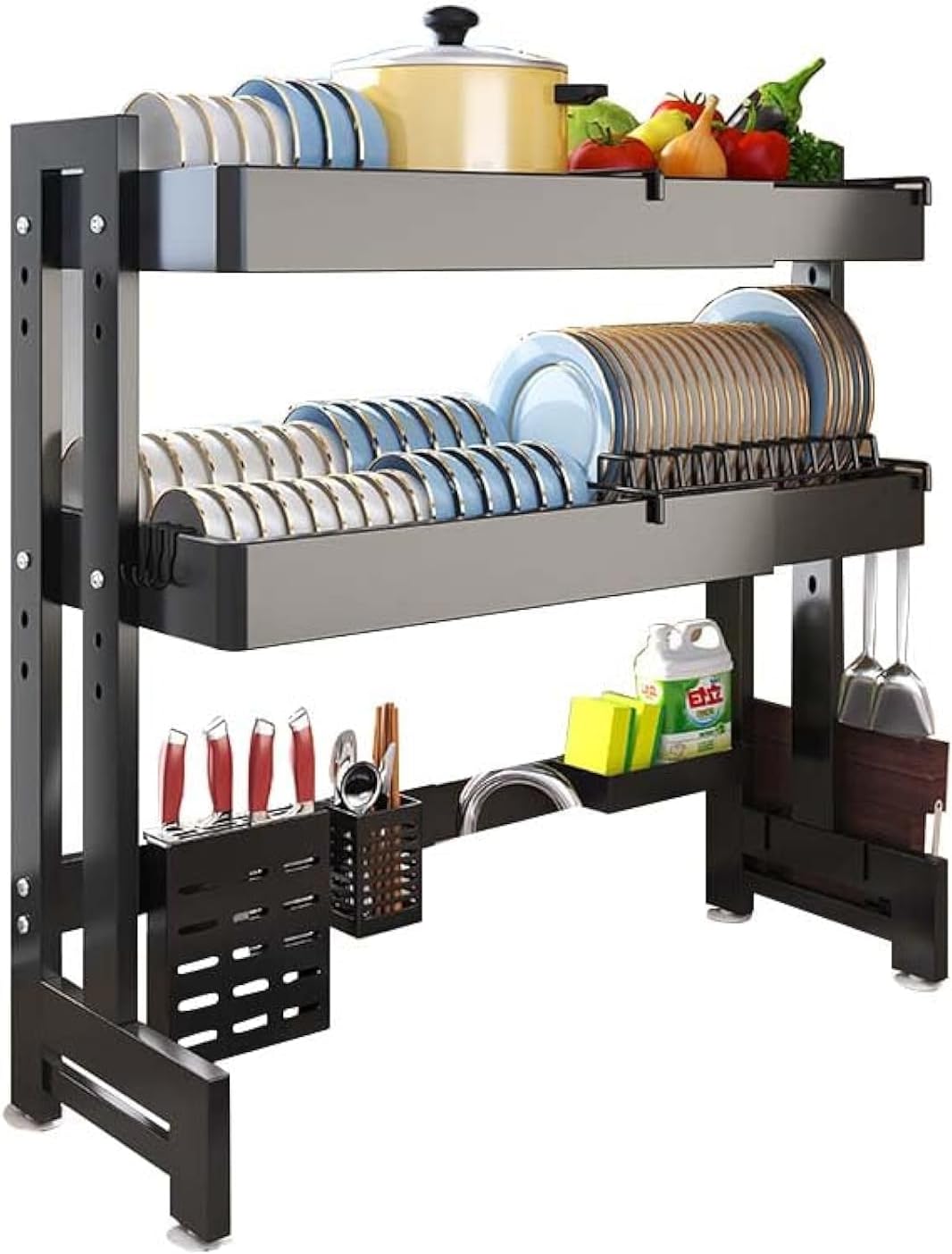 ANUMITRA Over‑Sink Dish Drying Stand