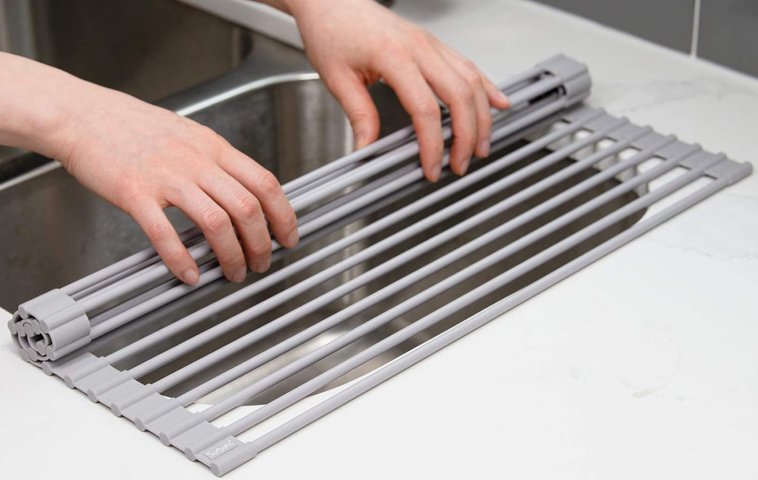 Roll-Up Dish Drying Rack – Over Sink