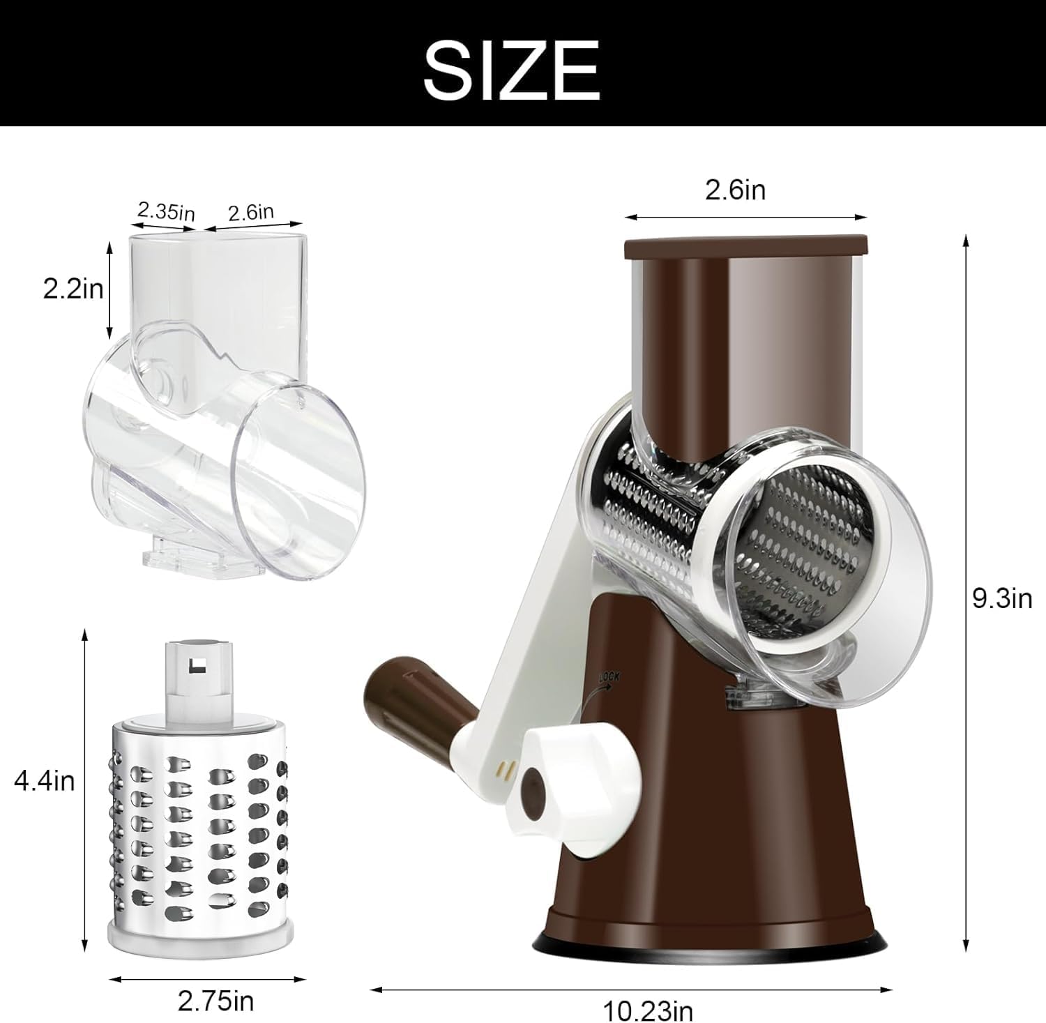 Multi-Purpose Rotary Grater Tool