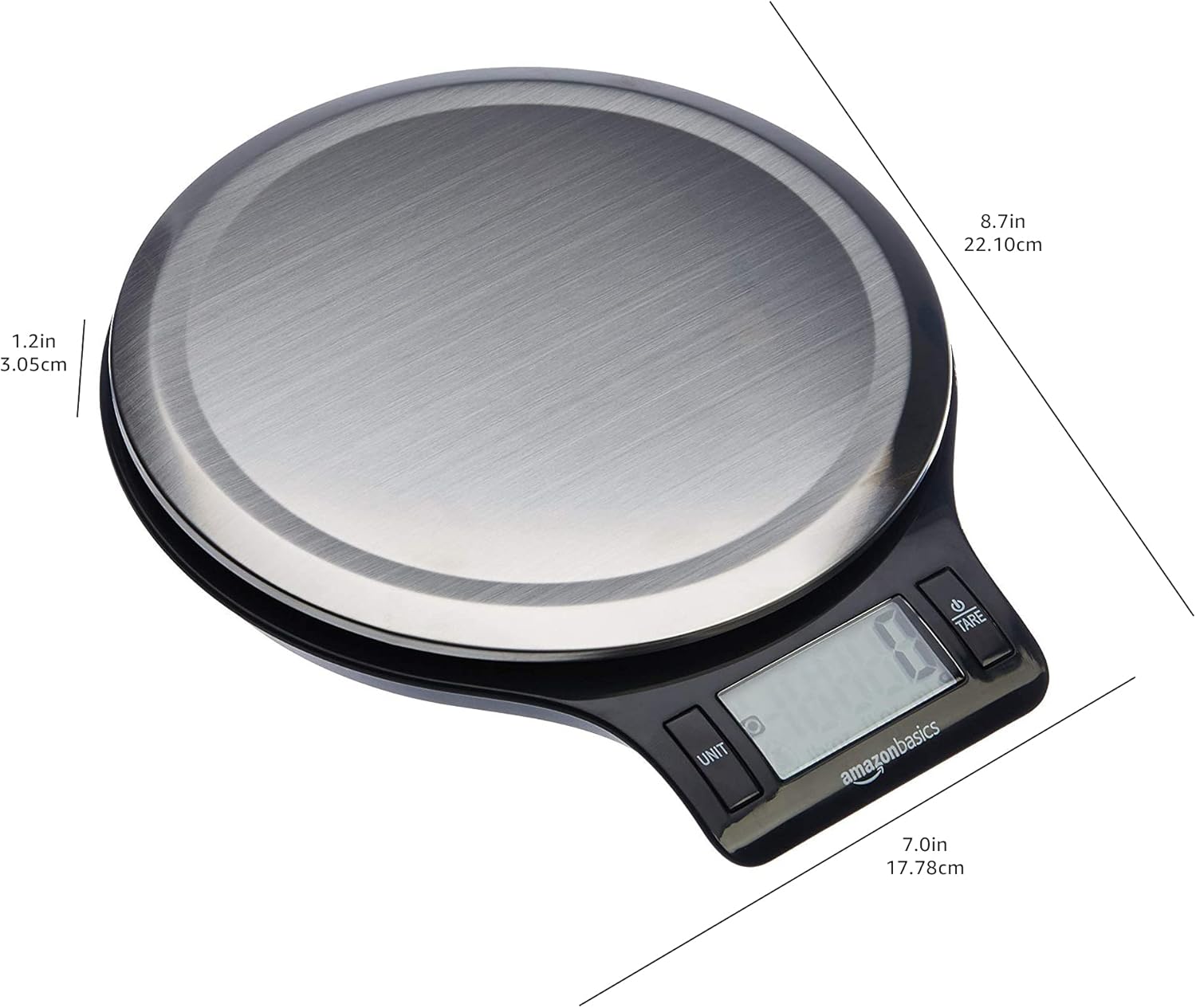 Digital Kitchen Scale – Stainless Steel