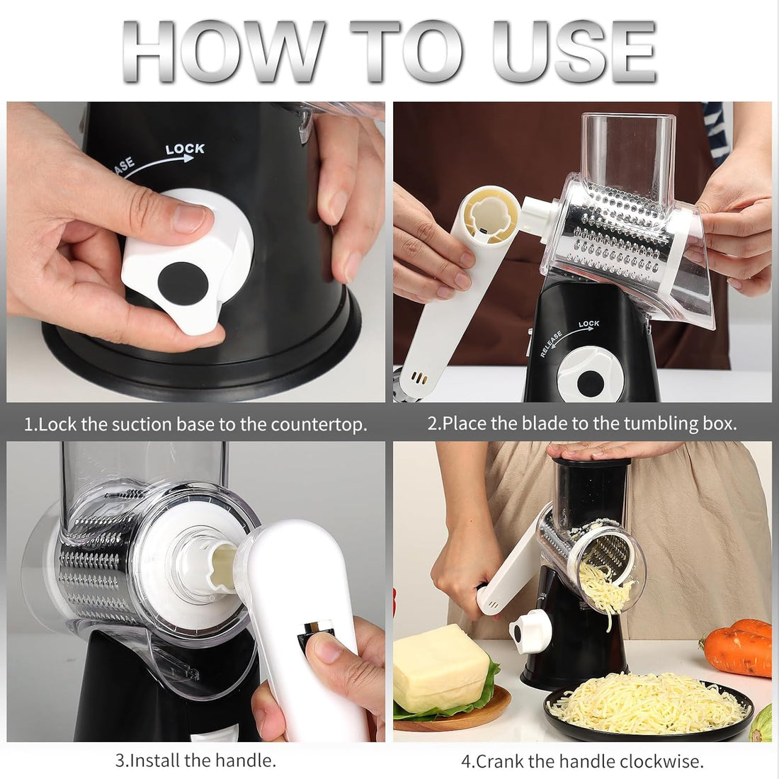 Multi-Purpose Rotary Grater Tool