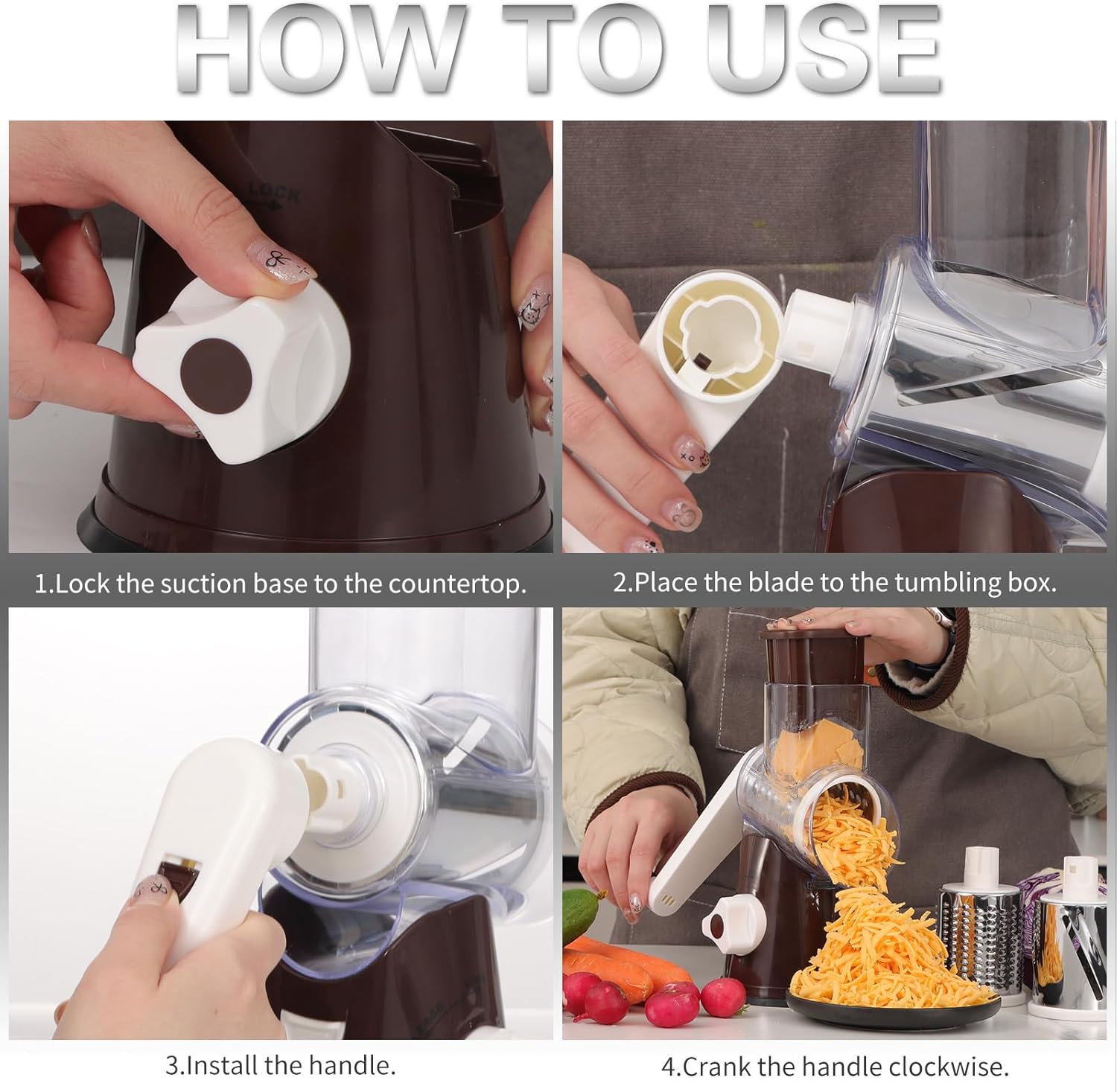 Multi-Purpose Rotary Grater Tool