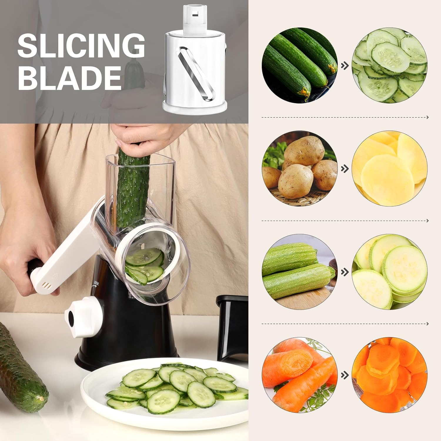 Multi-Purpose Rotary Grater Tool