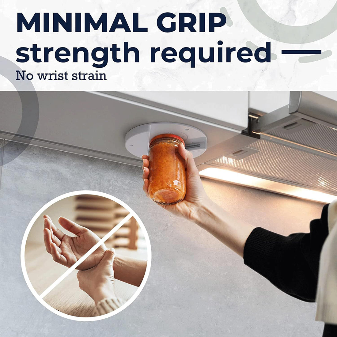 No-Twist Under Counter Jar Opener