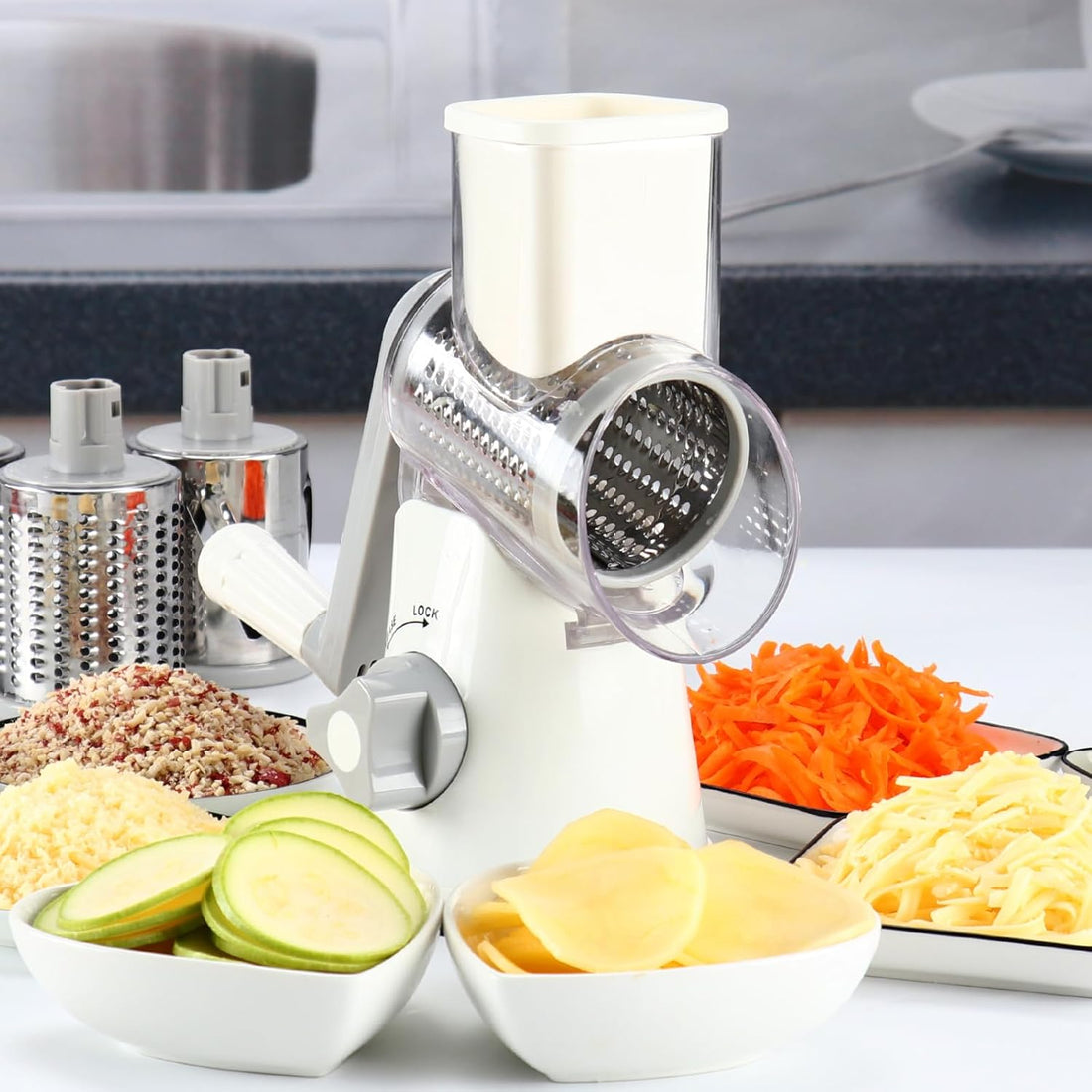 Multi-Purpose Rotary Grater Tool
