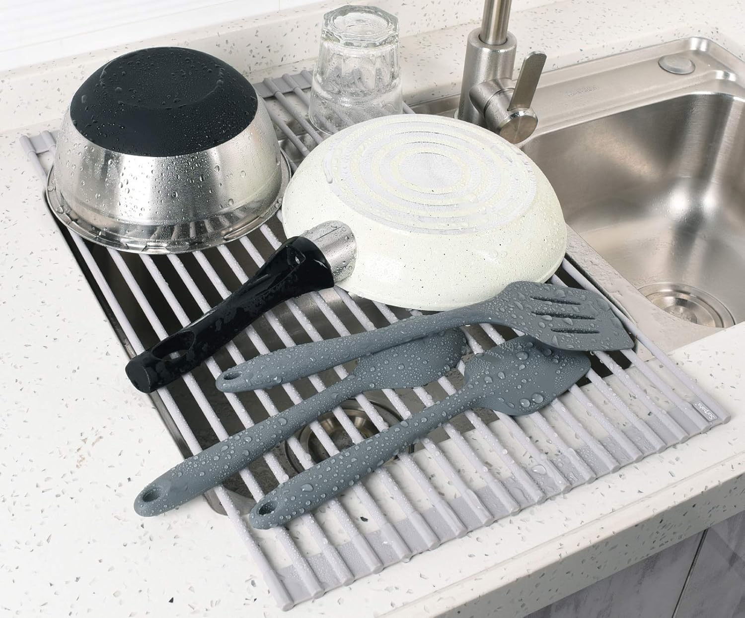 Roll-Up Dish Drying Rack – Over Sink