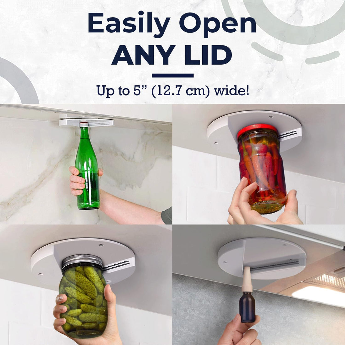 No-Twist Under Counter Jar Opener