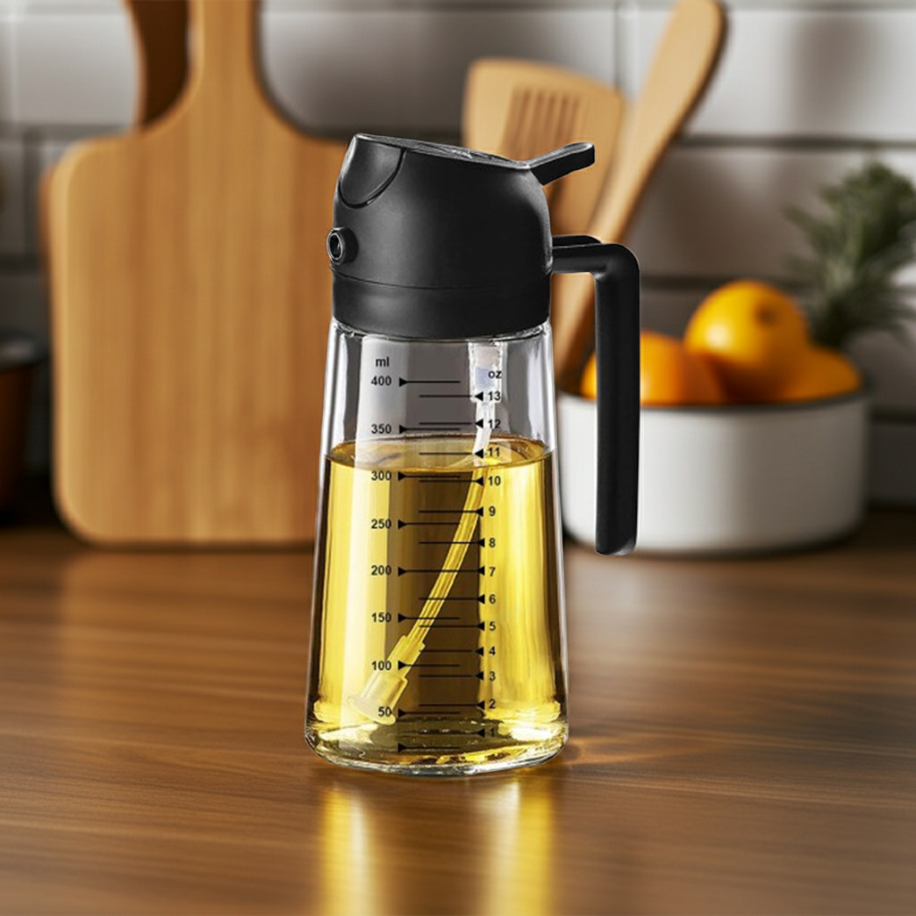 Pump Action Oil Spray Bottle