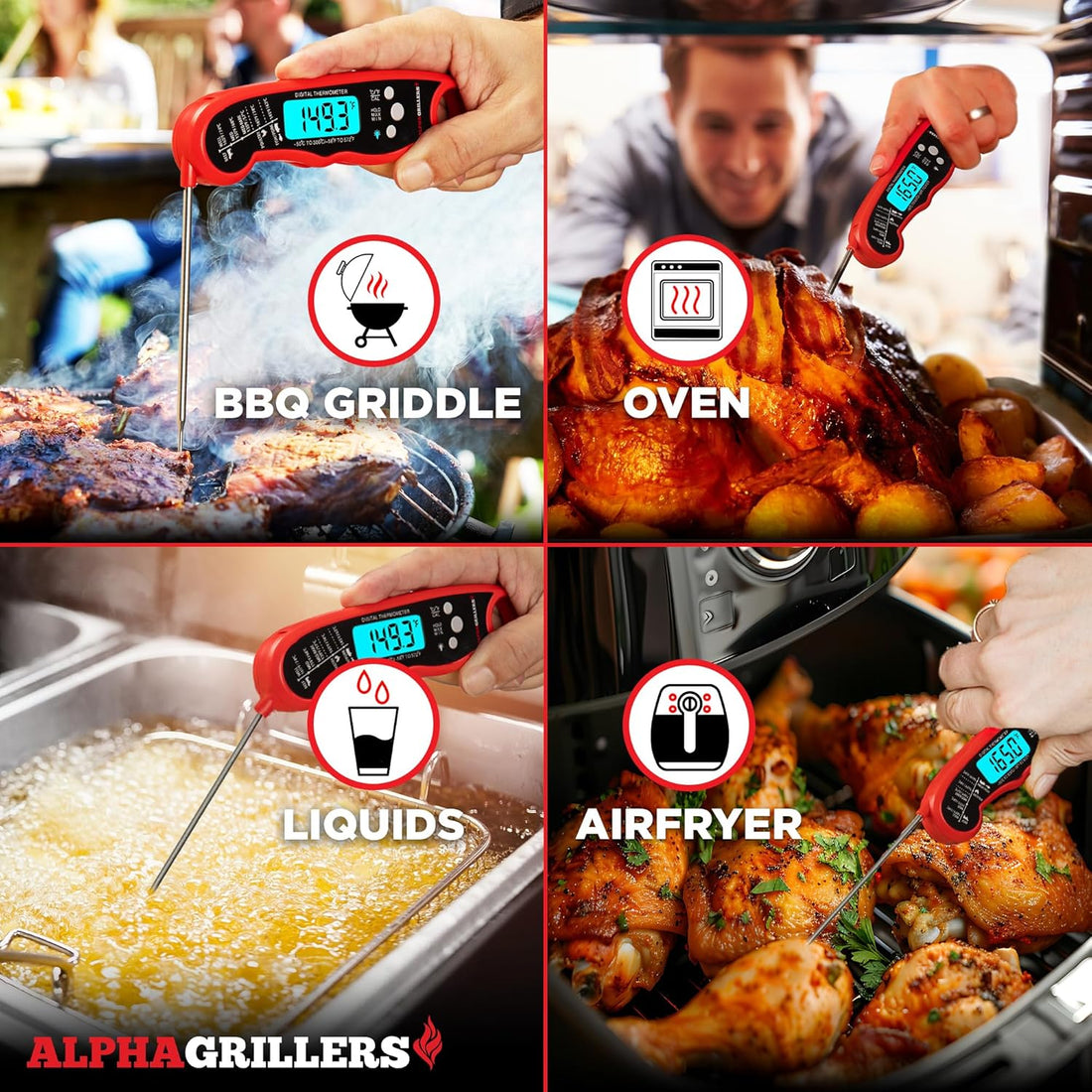 Cooking Thermometer for Grilling & Baking