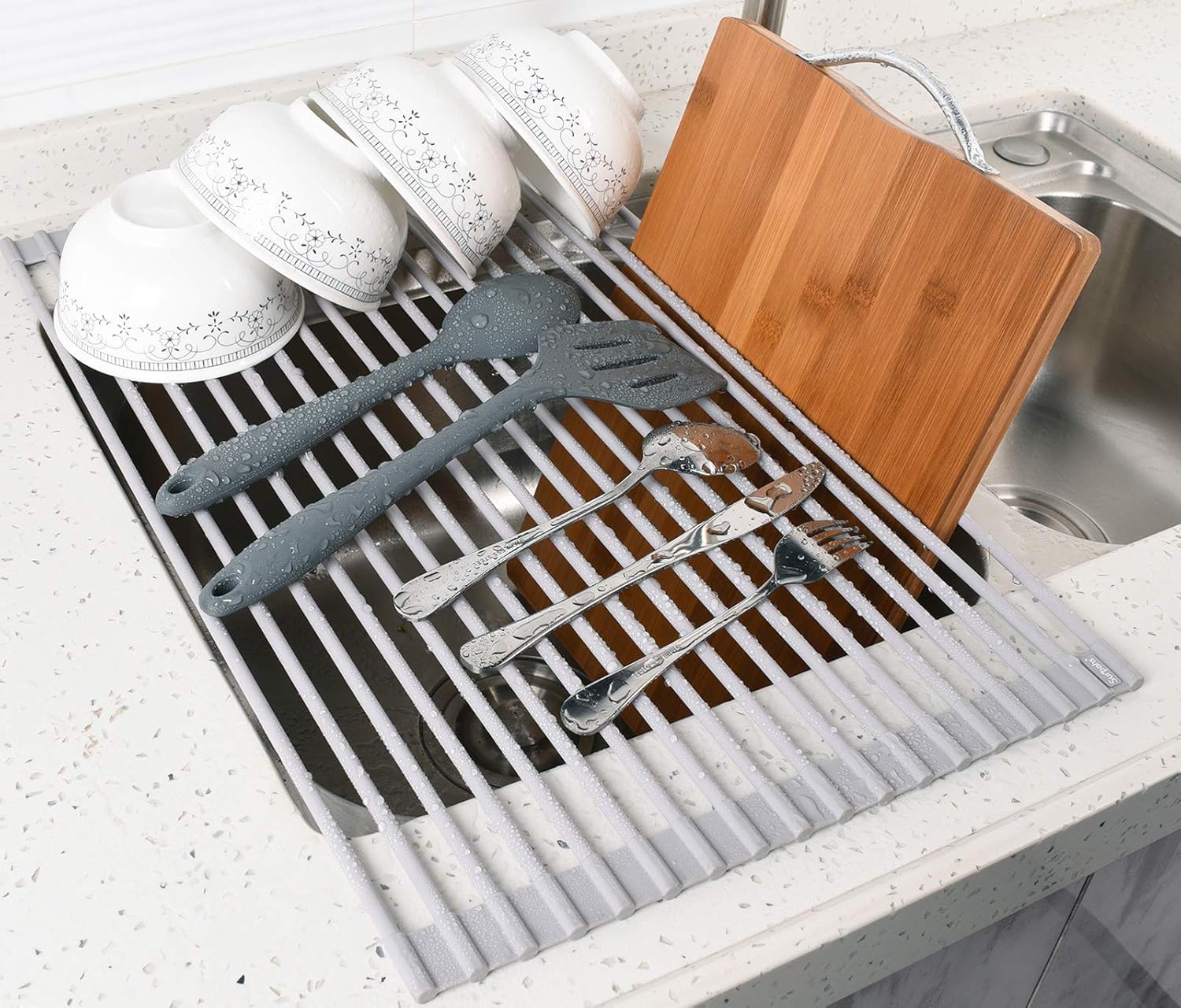 Roll-Up Dish Drying Rack – Over Sink