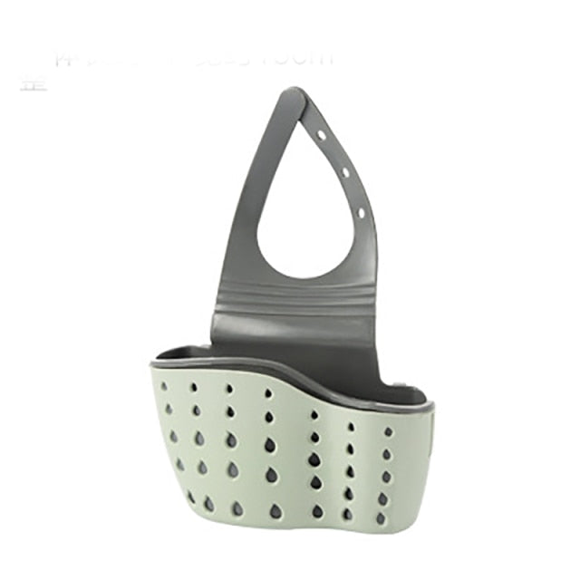 Sink Shelf Soap Sponge Drain Rack Hanging Bag Kitchen Accessorie Bathroom Holder