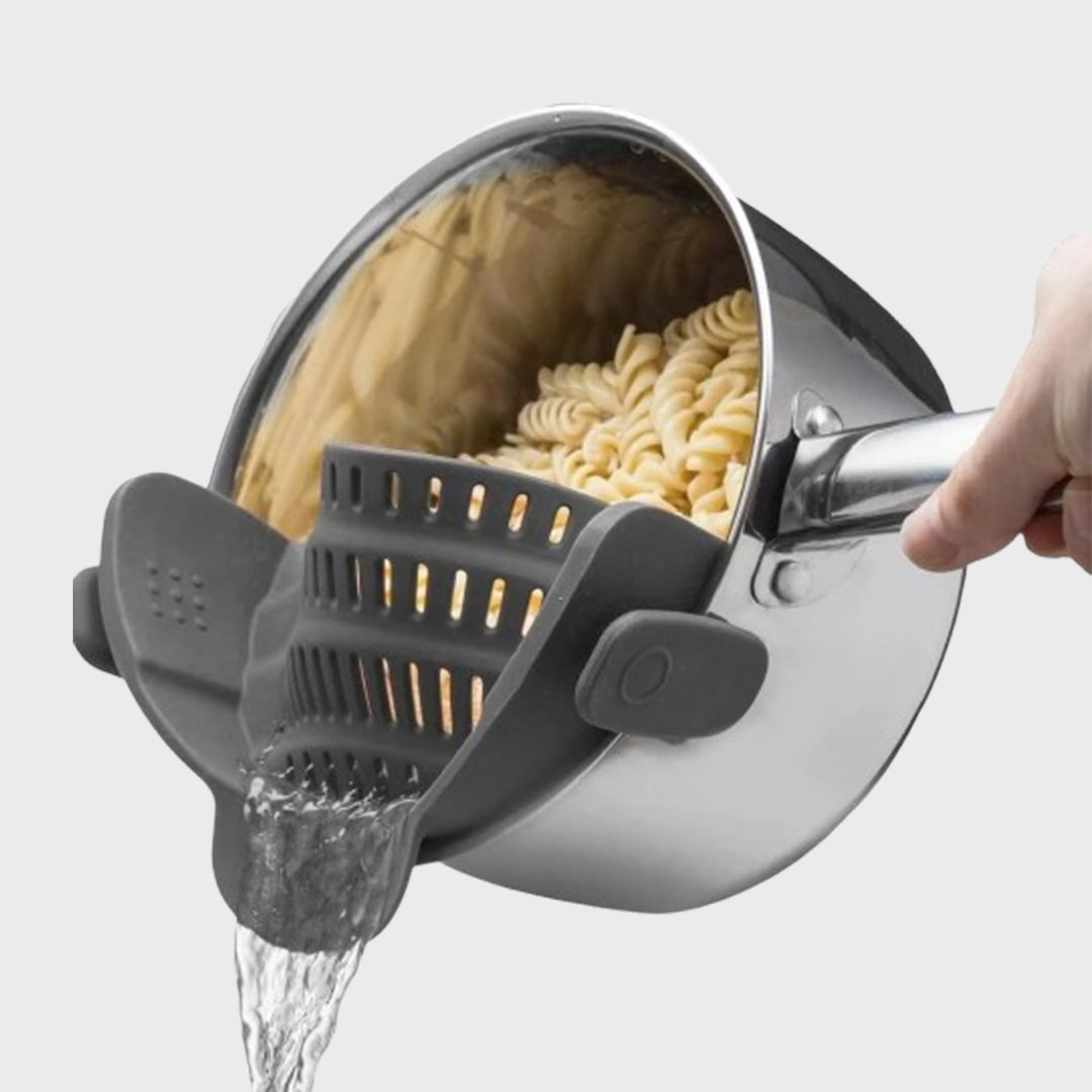 Flexible Snap Strainer for Kitchen Use