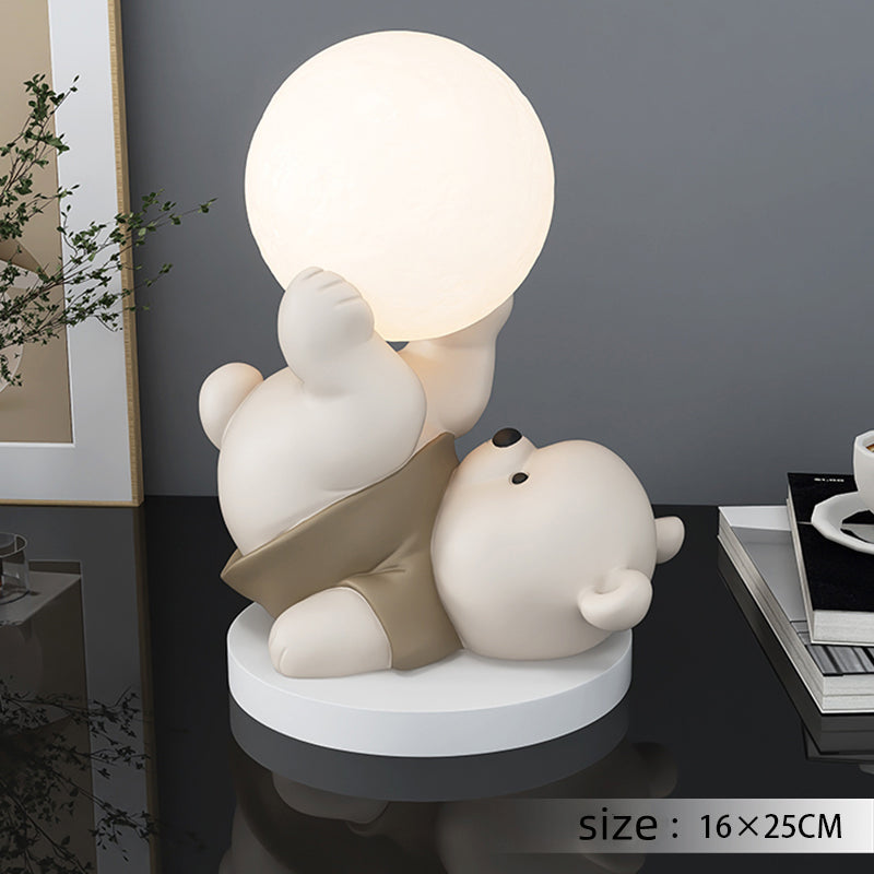 Home Decor Vitality Bear Statue Desktop Decorations Cartoon My Store