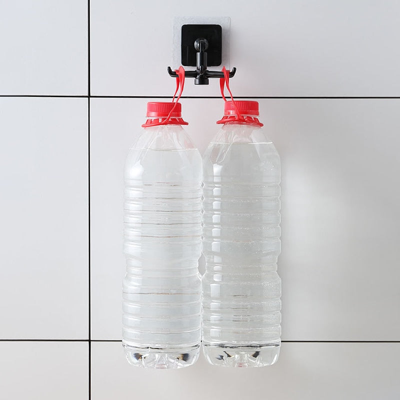 Rotating Hook  Wall Free Punching Multifunctional Glue Hook