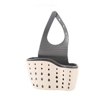 Sink Shelf Soap Sponge Drain Rack Hanging Bag Kitchen Accessorie Bathroom Holder