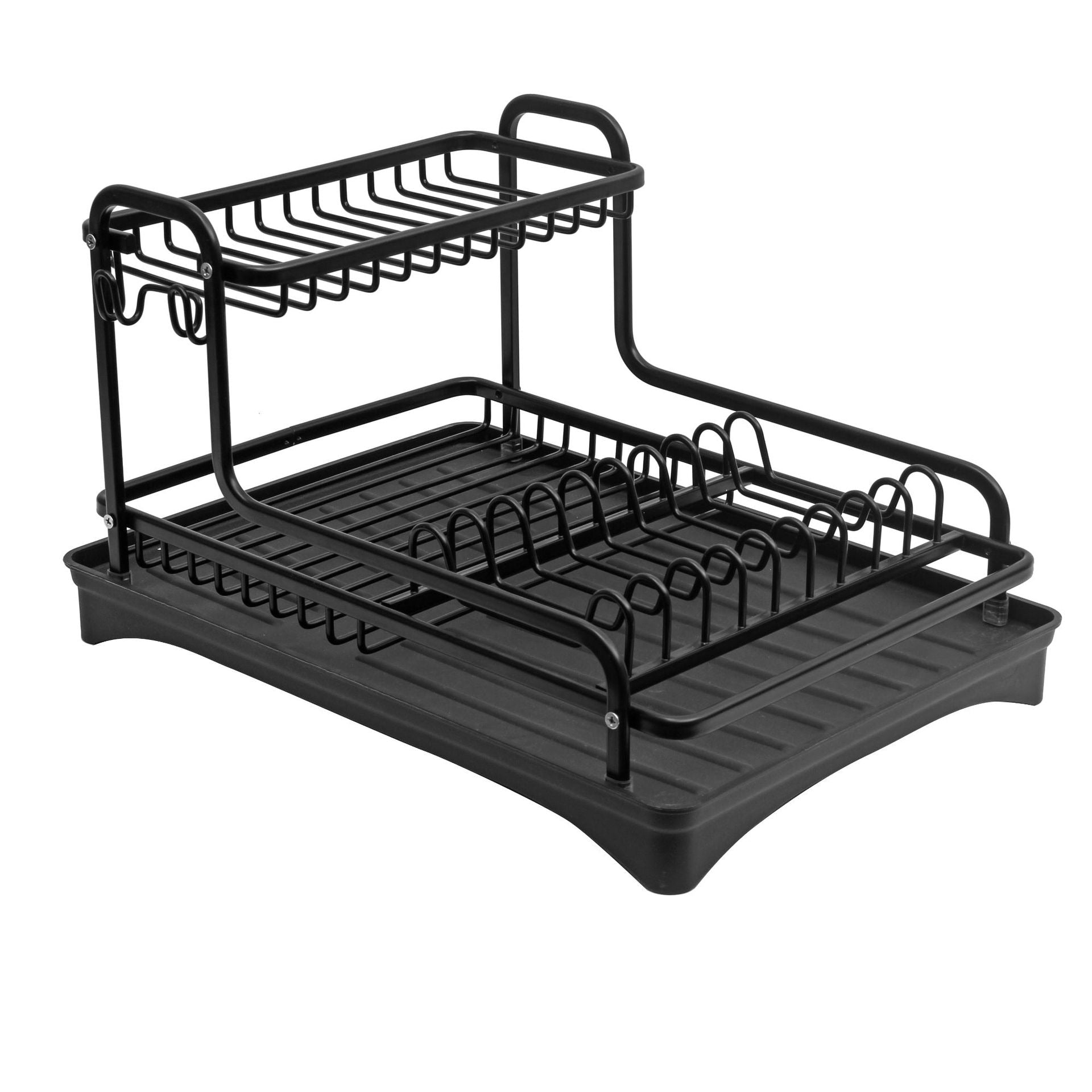 2 Layers Aluminum Alloy Kitchen Storage Rack Kitchen Organize Storage Rack