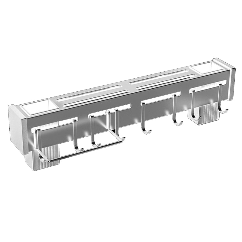 Stainless Steel Knife Holder Wall Mounted Detachable Chopsticks Storage Rack