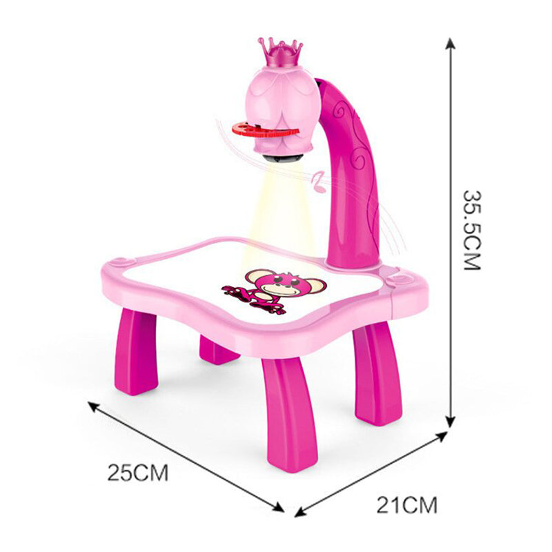 LED Projector Art Painting Table for Kids Adeeba's Collection