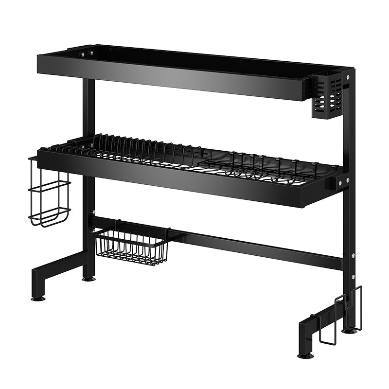 Double Layers Kitchen Sink Racks Dish Racks