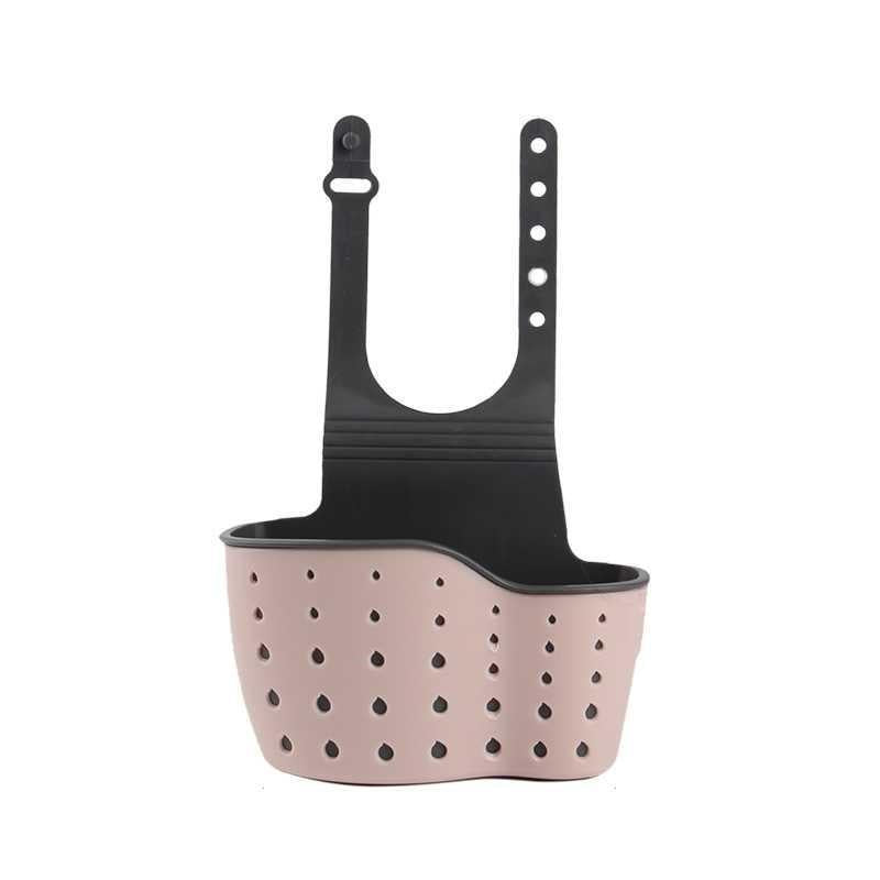 Sink Shelf Soap Sponge Drain Rack Hanging Bag Kitchen Accessorie Bathroom Holder